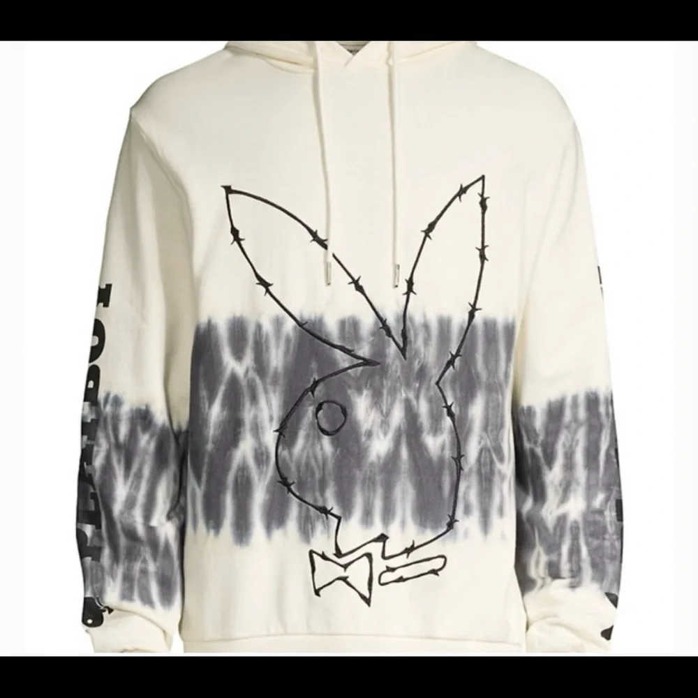 Playboy x Eleven Paris Tye Dye Barb Wire Hoodie Size XL NWT - Picture 2 of 4